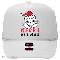 Merry Catrmas Cute Christmas Santa Kitty Xmas Hat thumb 0
