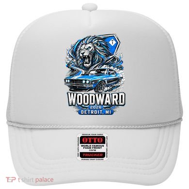 Michigan Car Cruise 2026 Woodward Ave M1 Lion Hat