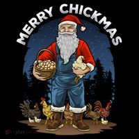 Merry Chickmas Chicken Funny Farmer Farming Christmas Santa Gift Coffee Mug thumb 5