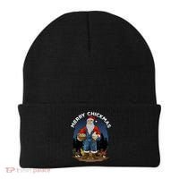 Merry Chickmas Chicken Funny Farmer Farming Christmas Santa Gift Beanie thumb 0