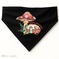 Merry Camper Christmas Gift For Camping Lover USA-Made Doggie Bandana thumb 0
