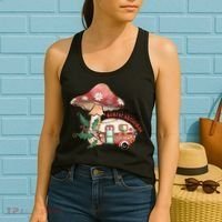 Merry Camper Christmas Gift For Camping Lover Women's Tank Top thumb 2