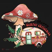 Merry Camper Christmas Gift For Camping Lover Tank Top thumb 6