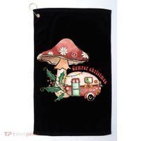 Merry Camper Christmas Gift For Camping Lover Golf Towel thumb 0