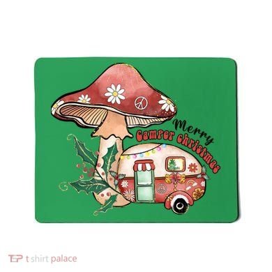 Merry Camper Christmas Gift For Camping Lover Mousepad