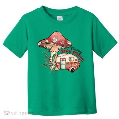 Merry Camper Christmas Gift For Camping Lover Toddler T-Shirt
