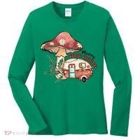 Merry Camper Christmas Gift For Camping Lover Women's Long Sleeve Shirt thumb 0