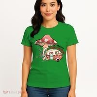 Merry Camper Christmas Gift For Camping Lover Women's T-Shirt thumb 4