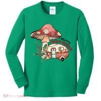 Merry Camper Christmas Gift For Camping Lover Kids Long Sleeve Shirt thumb 0