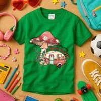 Merry Camper Christmas Gift For Camping Lover Kids T-Shirt thumb 3