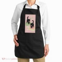 Mid Century Cats Atomic Cat Retro Pin.K 50s 60s Apron thumb 2