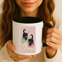 Mid Century Cats Atomic Cat Retro Pin.K 50s 60s Coffee Mug thumb 3