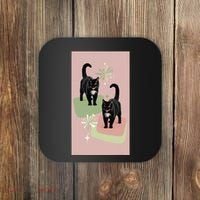 Mid Century Cats Atomic Cat Retro Pin.K 50s 60s Coaster thumb 0