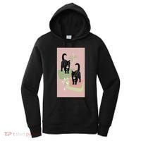 Mid Century Cats Atomic Cat Retro Pin.K 50s 60s Women's Hoodie thumb 0