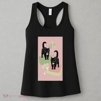 Mid Century Cats Atomic Cat Retro Pin.K 50s 60s Women's Tank Top thumb 3