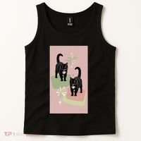 Mid Century Cats Atomic Cat Retro Pin.K 50s 60s Tank Top thumb 2