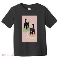 Mid Century Cats Atomic Cat Retro Pin.K 50s 60s Toddler T-Shirt thumb 0