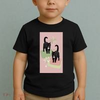 Mid Century Cats Atomic Cat Retro Pin.K 50s 60s Toddler T-Shirt thumb 2