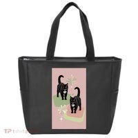 Mid Century Cats Atomic Cat Retro Pin.K 50s 60s Tote Bag thumb 0