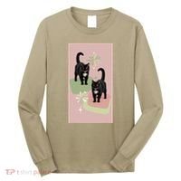 Mid Century Cats Atomic Cat Retro Pin.K 50s 60s Long Sleeve Shirt thumb 0