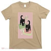 Mid Century Cats Atomic Cat Retro Pin.K 50s 60s T-Shirt thumb 0