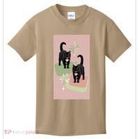 Mid Century Cats Atomic Cat Retro Pin.K 50s 60s Kids T-Shirt thumb 0