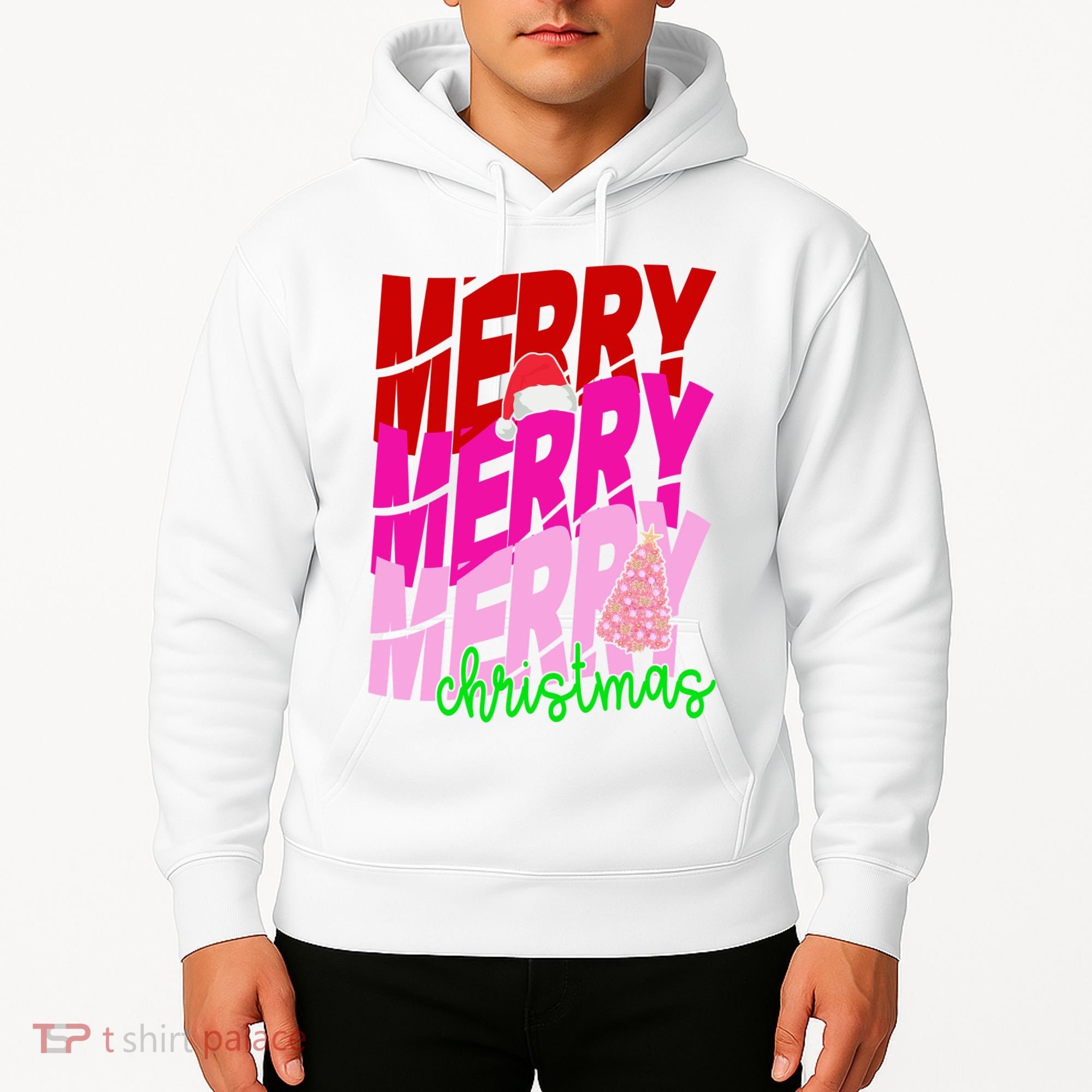 Merry Christmas Cute Holiday Gift Hoodie