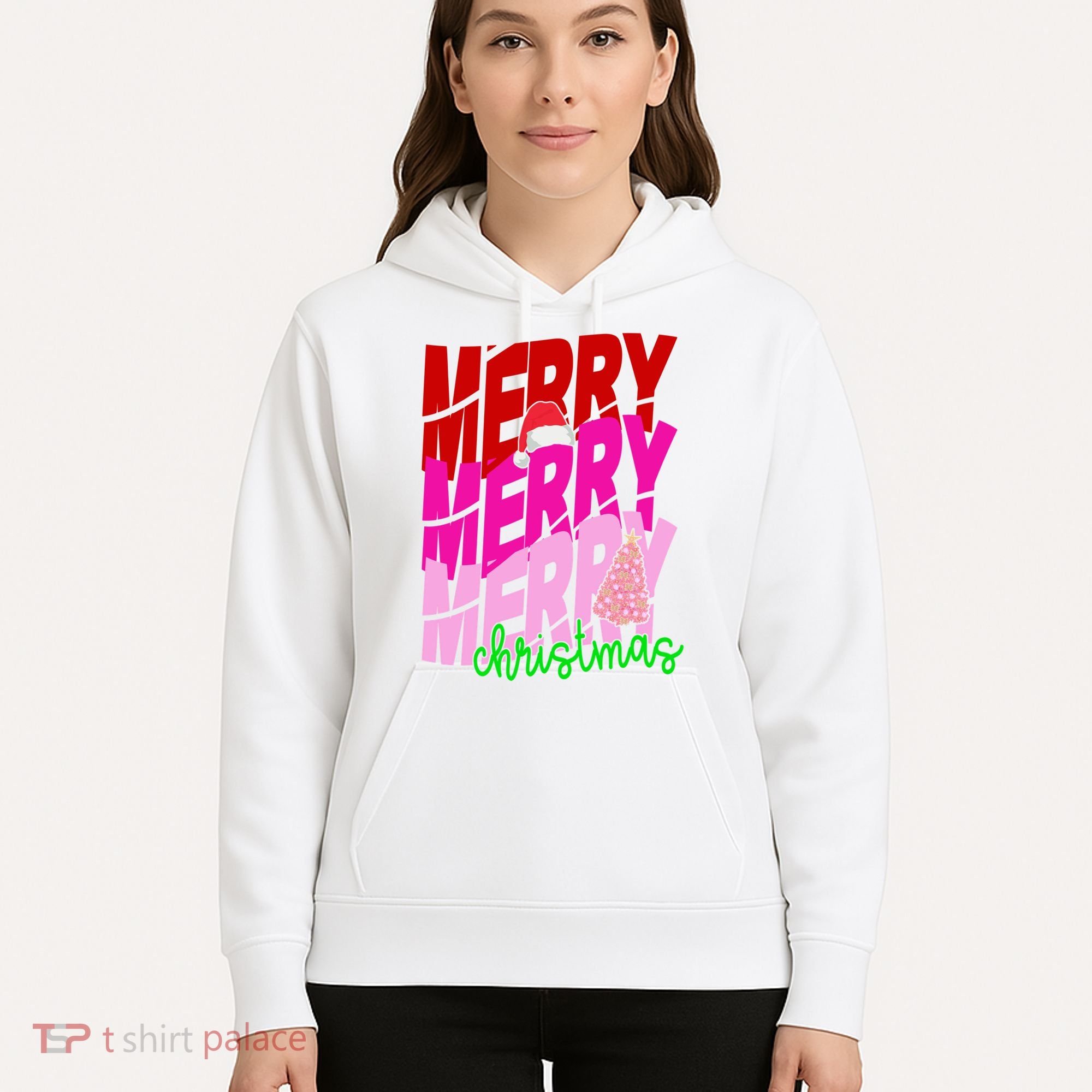 Merry Christmas Cute Holiday Gift Hoodie