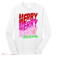 Merry Christmas Cute Holiday Gift Long Sleeve Shirt thumb 0