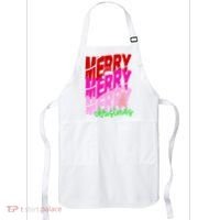 Merry Christmas Cute Holiday Gift Apron thumb 0