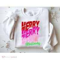 Merry Christmas Cute Holiday Gift Sweatshirt thumb 2
