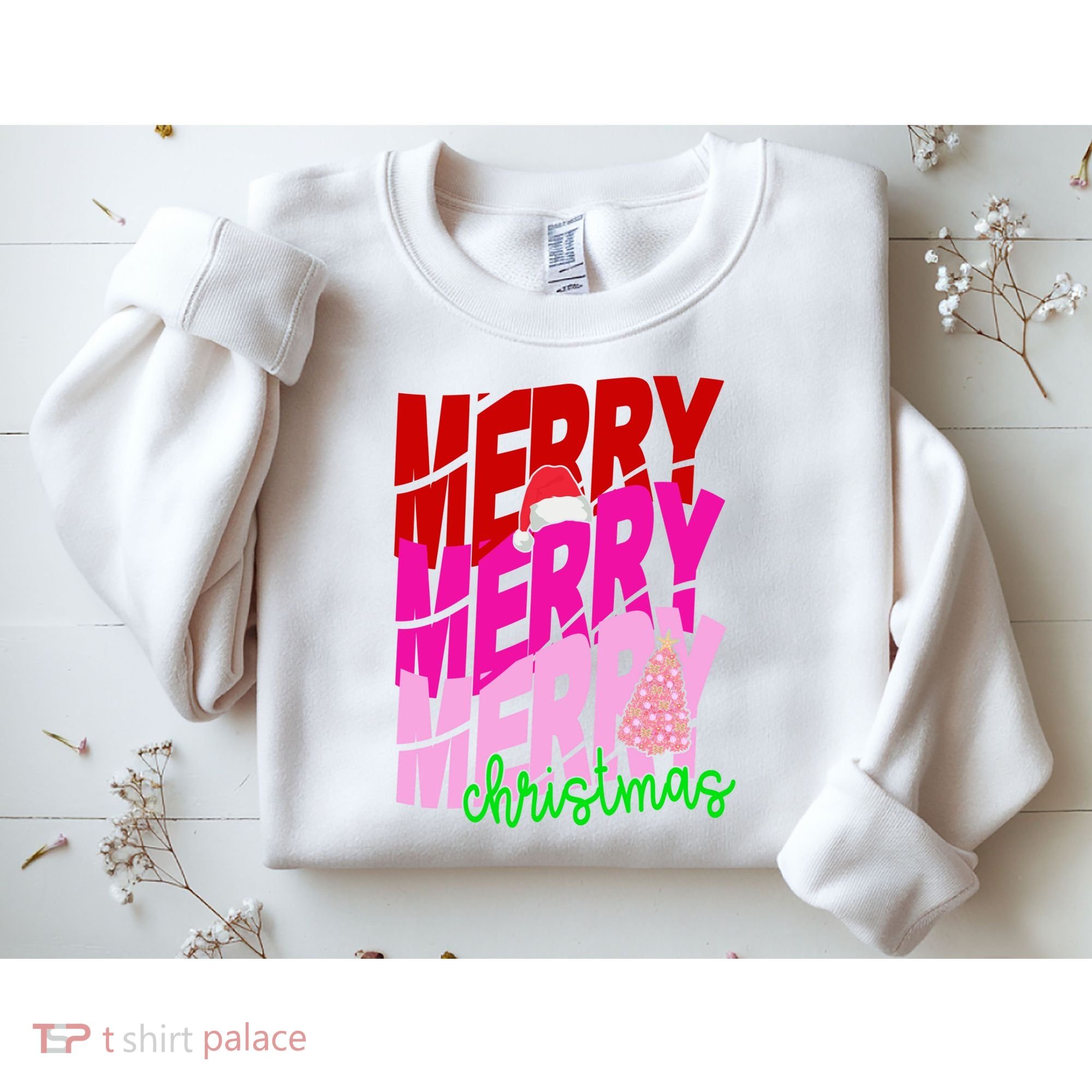 Merry Christmas Cute Holiday Gift Sweatshirt