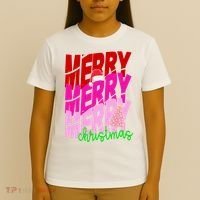 Merry Christmas Cute Holiday Gift T-Shirt thumb 4