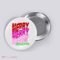 Merry Christmas Cute Holiday Gift Button thumb 0