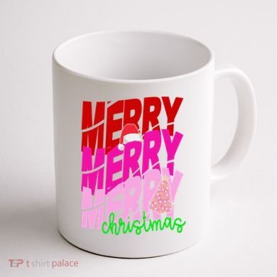 Merry Christmas Cute Holiday Gift Coffee Mug back