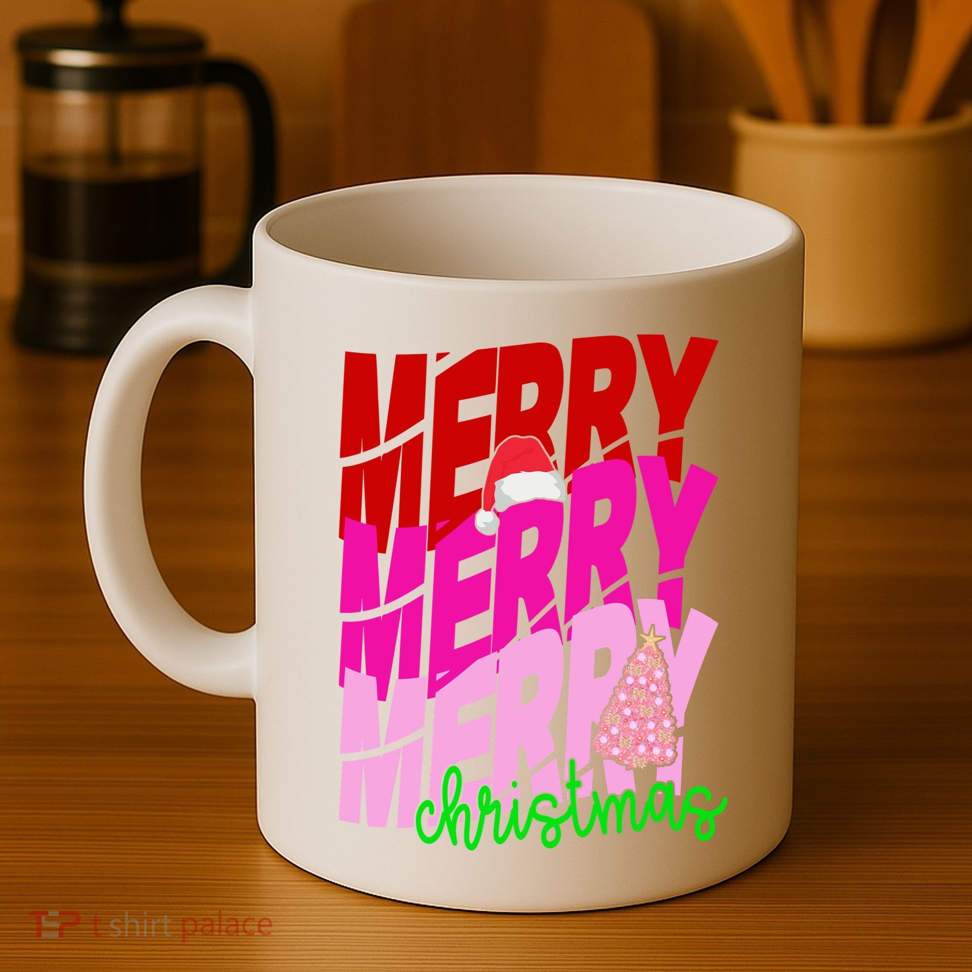 Merry Christmas Cute Holiday Gift Coffee Mug