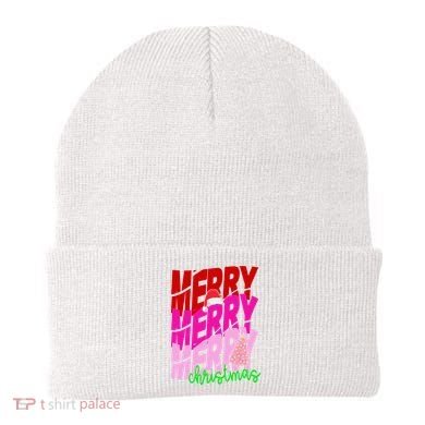 Merry Christmas Cute Holiday Gift Beanie