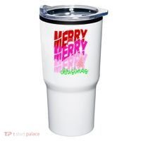 Merry Christmas Cute Holiday Gift Tumbler thumb 0