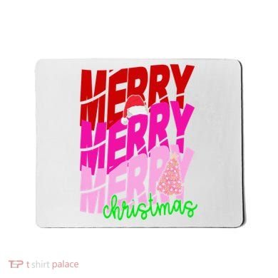 Merry Christmas Cute Holiday Gift Mousepad