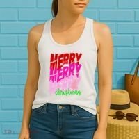 Merry Christmas Cute Holiday Gift Women's Tank Top thumb 2