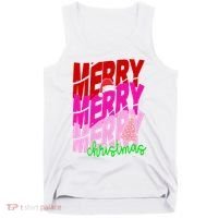 Merry Christmas Cute Holiday Gift Tank Top thumb 0