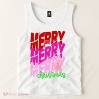 Merry Christmas Cute Holiday Gift Tank Top thumb 2