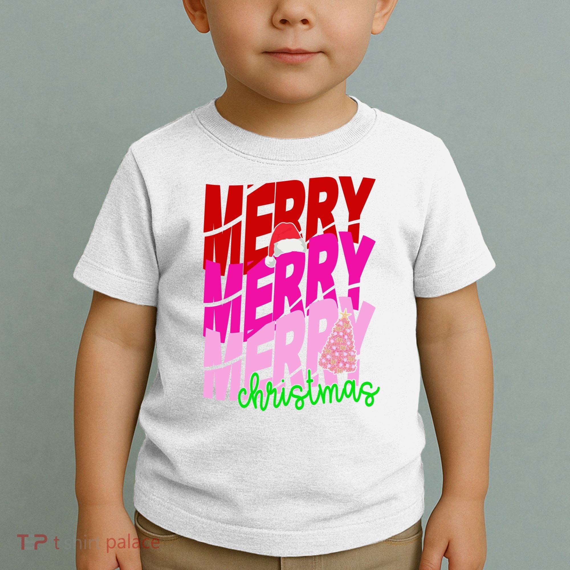 Merry Christmas Cute Holiday Gift Toddler T-Shirt