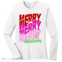 Merry Christmas Cute Holiday Gift Women's Long Sleeve Shirt thumb 0