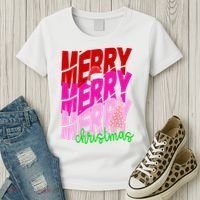 Merry Christmas Cute Holiday Gift Women's T-Shirt thumb 3