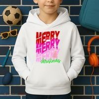 Merry Christmas Cute Holiday Gift Kids Hoodie thumb 2