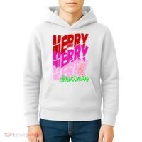 Merry Christmas Cute Holiday Gift Kids Hoodie thumb 4