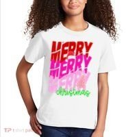 Merry Christmas Cute Holiday Gift Kids T-Shirt thumb 2