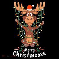 Merry Christmoose Christmas Moose Xmas Tree Lights Gifts Coffee Mug thumb 5