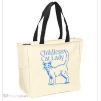 Meidastouch Childless Cat Lady Tote Bag thumb 2